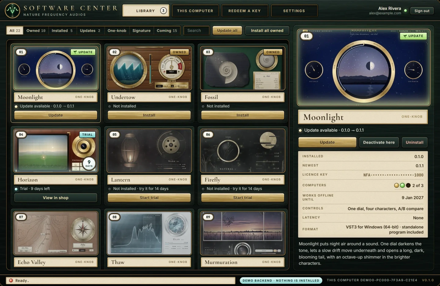 NF Software Center — screenshot 1