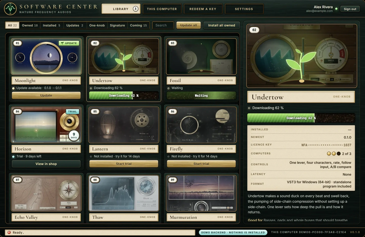 NF Software Center — screenshot 2
