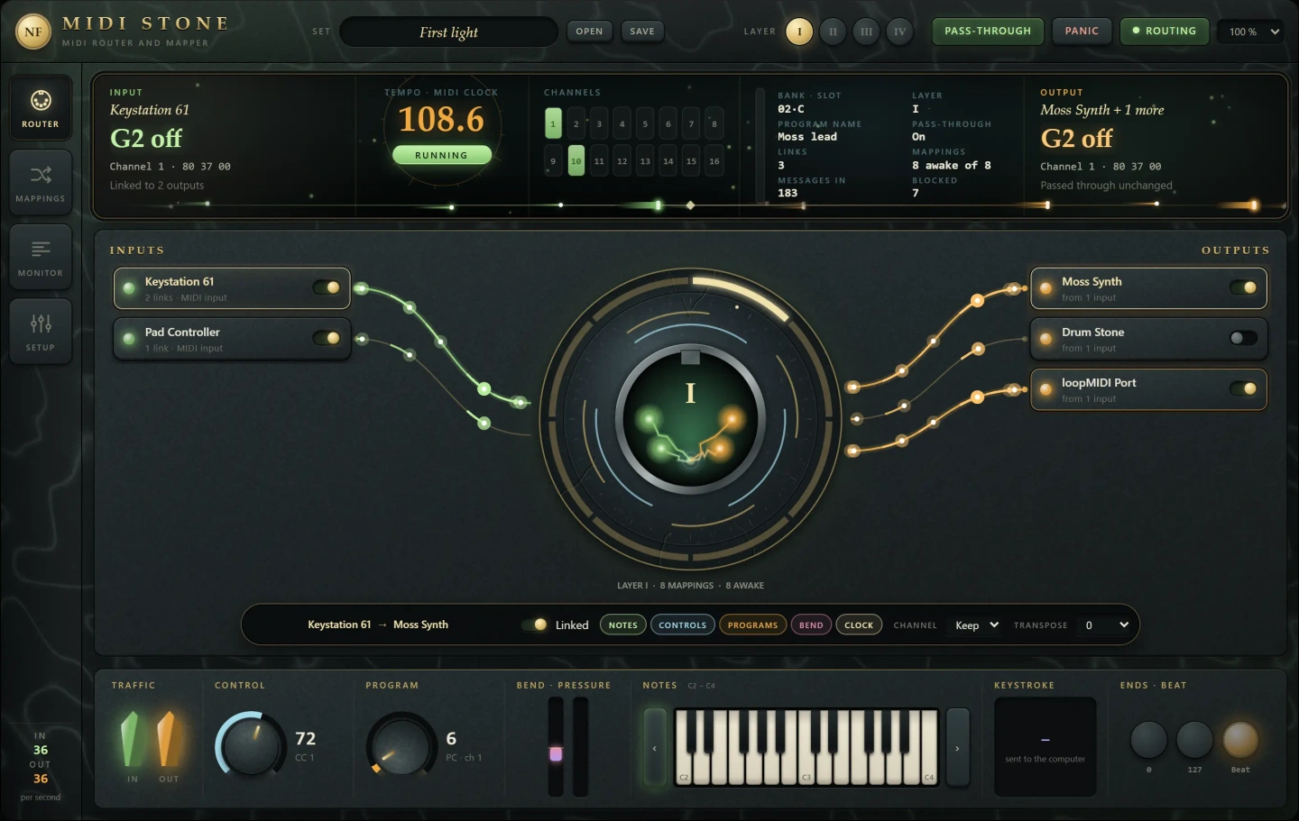 Midi Stone plug-in